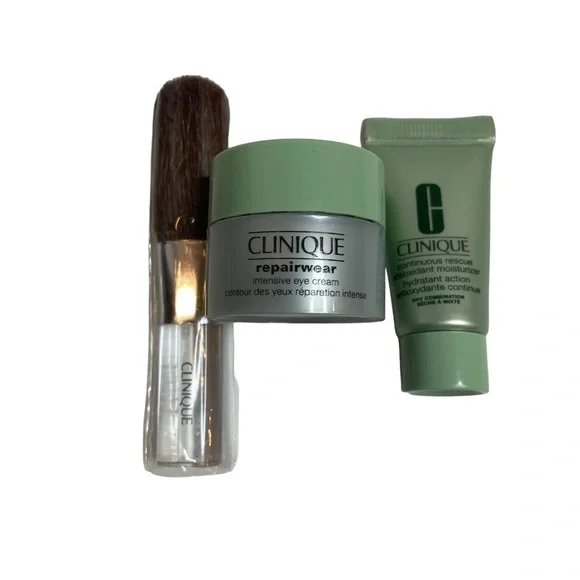 Clinique Cleanser, Cream, Brush, Repairwear, Moisturizer, Powder Bronzer New 7 - Picture 4 of 8